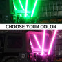 LED RGB Color Changing Whip Lights 3 Feet 4 Feet 5 Feet