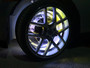 LED Wheel Lights Kit with Turn Signal and Red Brake Function