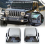 Review Mirror Covers Trim With Light For Jeep Wrangler JL 2018-2023