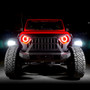 Demon Eye LED Headlights and Fog Lights for Wrangler JL JLU  Gladiator 2018 Up