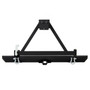 Rock Crawler Rear Bumper W/Tire Carrier & D-ring For Jeep Wrangler (1987-2006) TJ YJ 