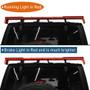 Rear Roof Mount Spoiler Wing with LED Brake Tail Light for 2018-2023 Jeep Wrangler JL JLU Hardtop