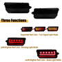 Smoked Rear LED Bumper Tail Brake and Turn Signal Lights for 2005-2010 Jeep Grand Cherokee