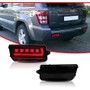 Smoked Rear LED Bumper Tail Brake and Turn Signal Lights for 2005-2010 Jeep Grand Cherokee
