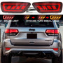 Rear LED Bumper Fog Lights Brighter Safer Dynamic for 2011 - 2021 Jeep Grand Cherokee 