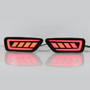 Rear LED Bumper Fog Lights Brighter Safer Dynamic for 2011 - 2021 Jeep Grand Cherokee 