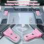 Pink Door And Engine Hood Hinge Cover Trim for Jeep Wrangler JL JLU JT 2018-2023  