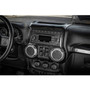 Center Dashboard Trim For Jeep Wrangler JK 2011+ Carbon Fiber Finish 