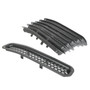 Matte Black Honeycomb Mesh Grille Inserts for 1997-2006 Jeep Wrangler TJ