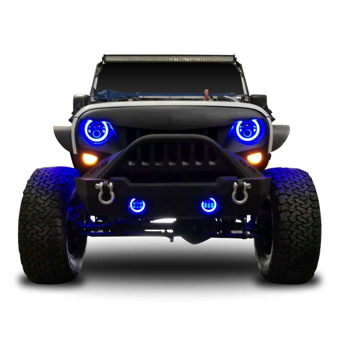 jeep blue halo headlights