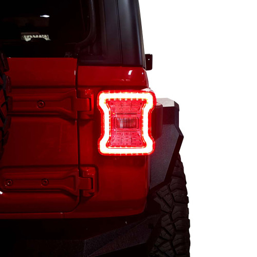 Clear LED Tail Lights for Jeep Wrangler JL 2018+ - JPFEDERATION