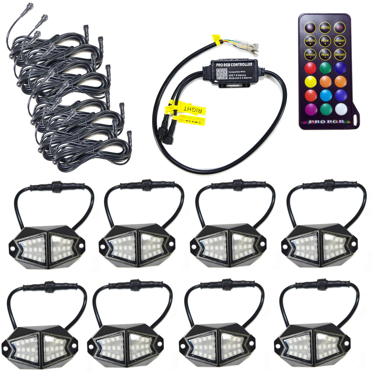 8x LED Rock Lights