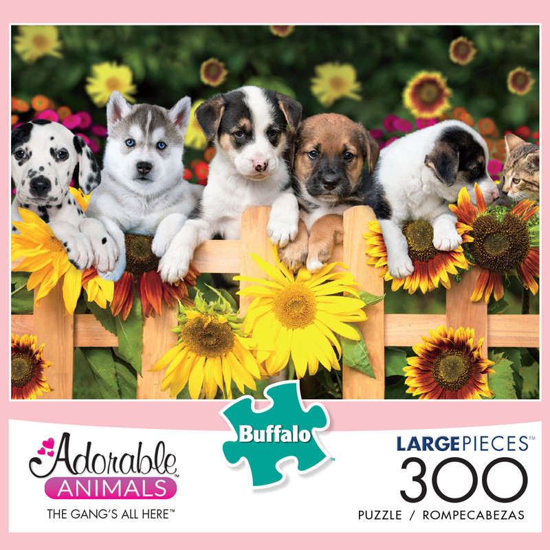Adorable Animals The Gang's All Here 300 Large Piece Jigsaw Puzzle