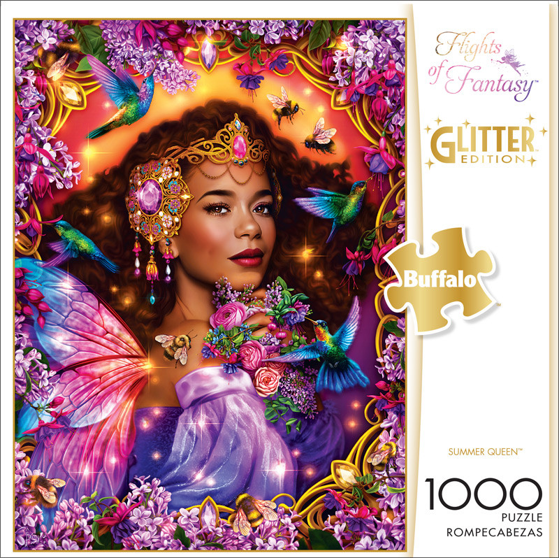Flights of Fantasy Summer Queen Glitter Edition 1000 Piece Jigsaw