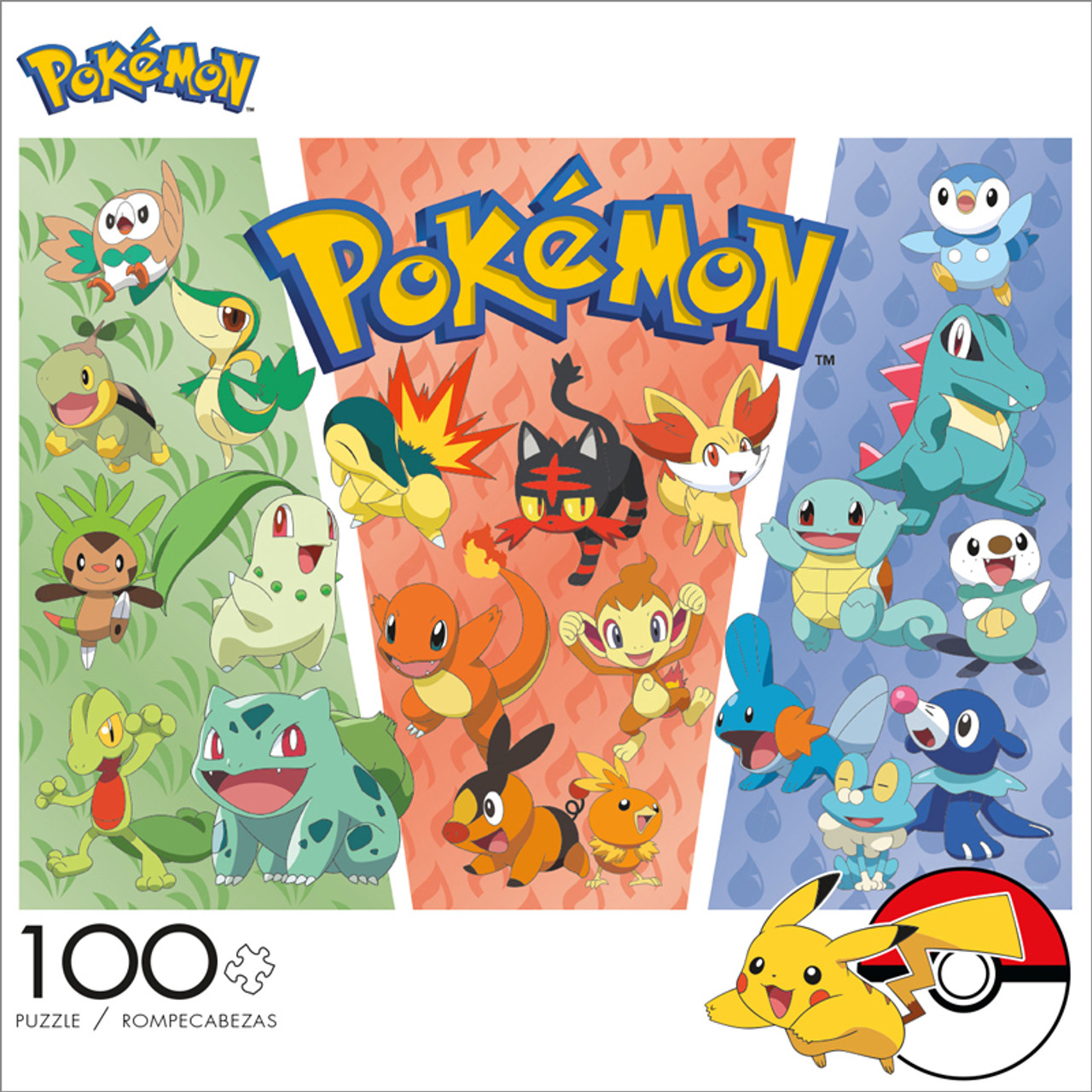 Pokémon Eevee Evolutions Frames 100 Piece Jigsaw Puzzle