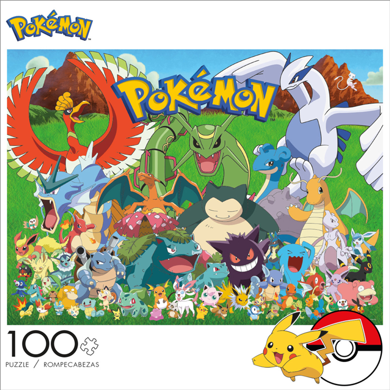 Nintendo Pokemon 100 Piece Jigsaw Puzzle Pikachu & Eevee Buffalo Games