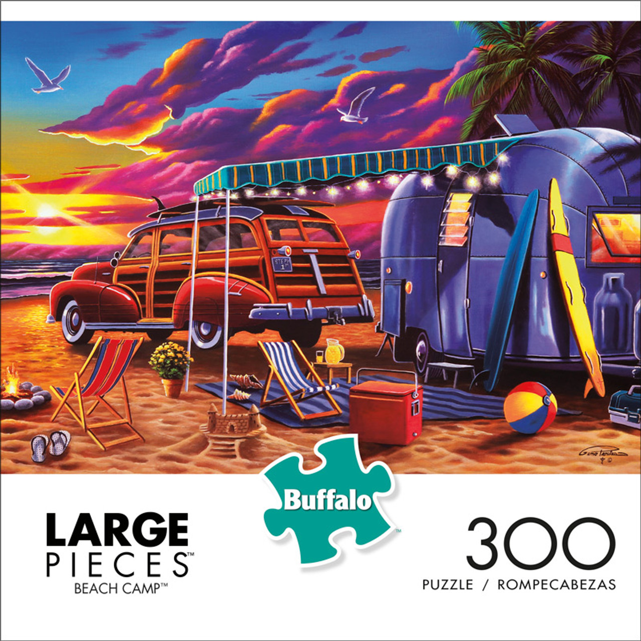 Buffalo Games 2000-Piece Aimee Stewart Travel Trinkets Interlocking Jigsaw  Puzzle 