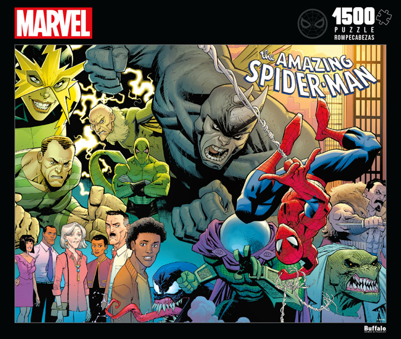 Marvel spiderman puzzle 24 pieces 2 en 1, puzzle