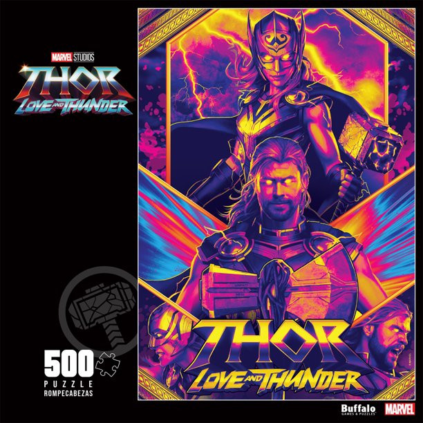 Marvel: Thor Love and Thunder 500 Piece Jigsaw Puzzle