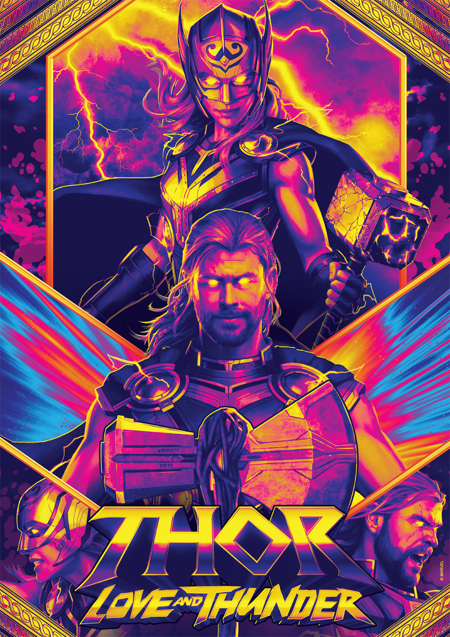 Marvel: Thor Love and Thunder 500 Piece Jigsaw Puzzle