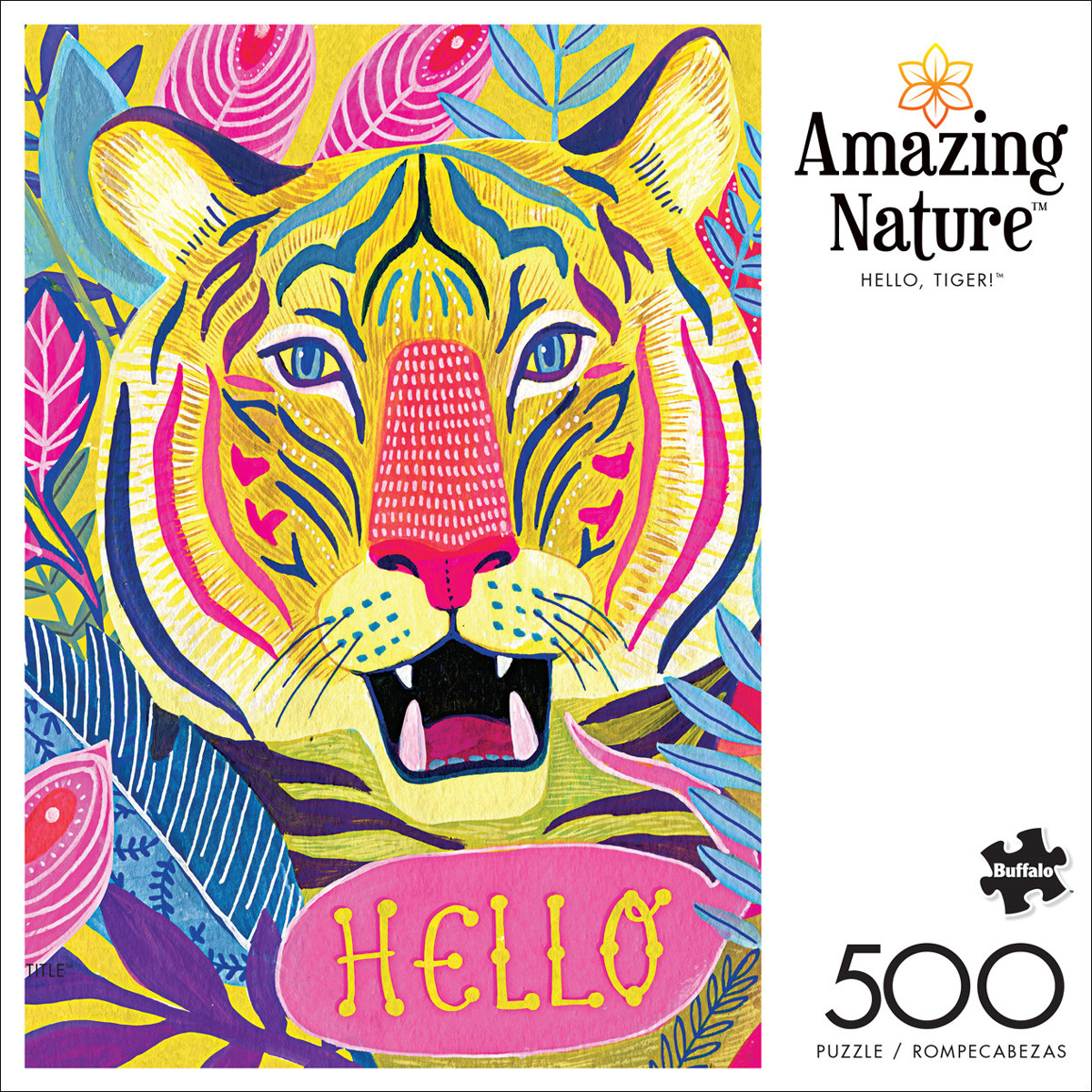 Amazing Nature: Hello, Tiger! 500 Piece Jigsaw Puzzle