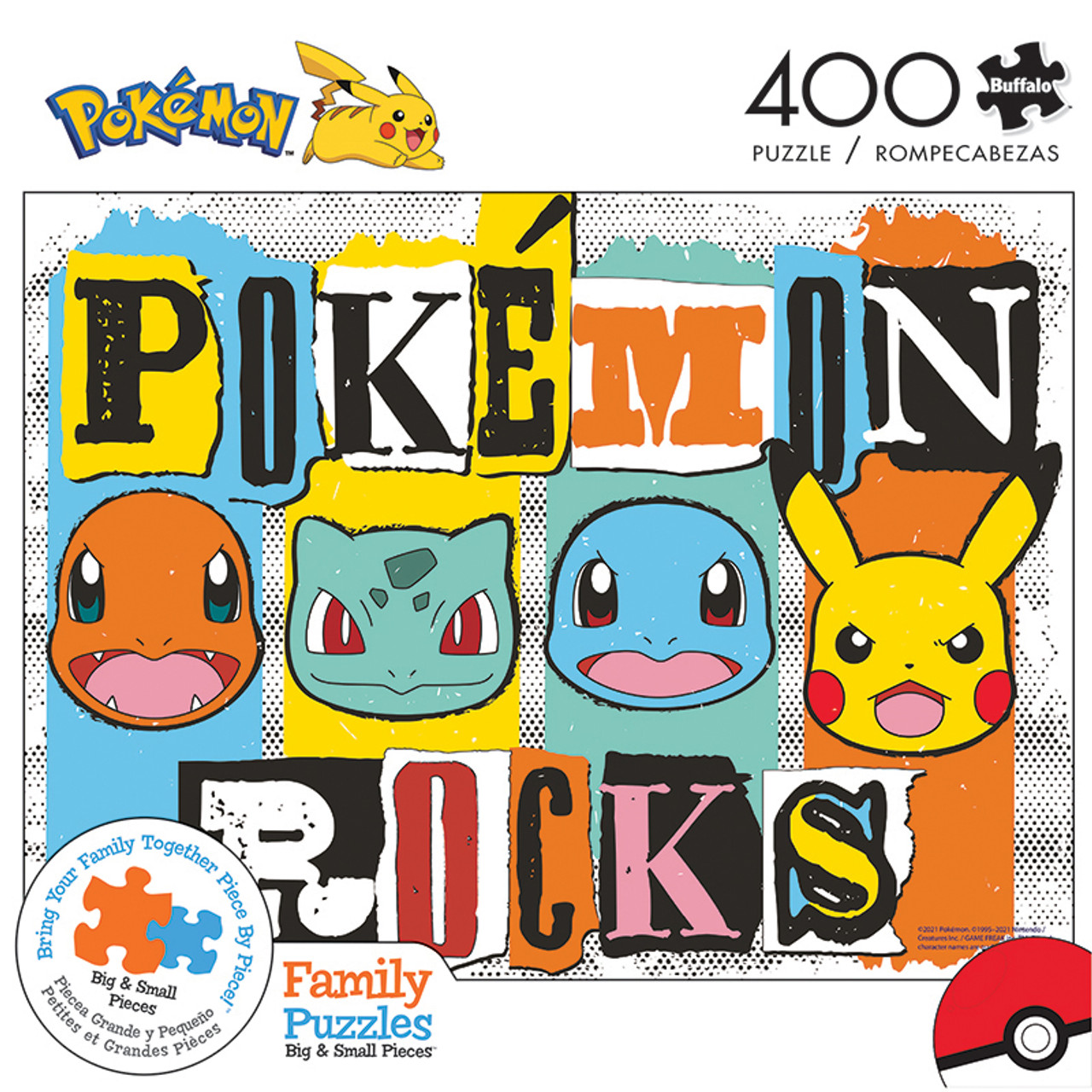 Puzzle 3x49 Pokemon, 40 - 99 pieces