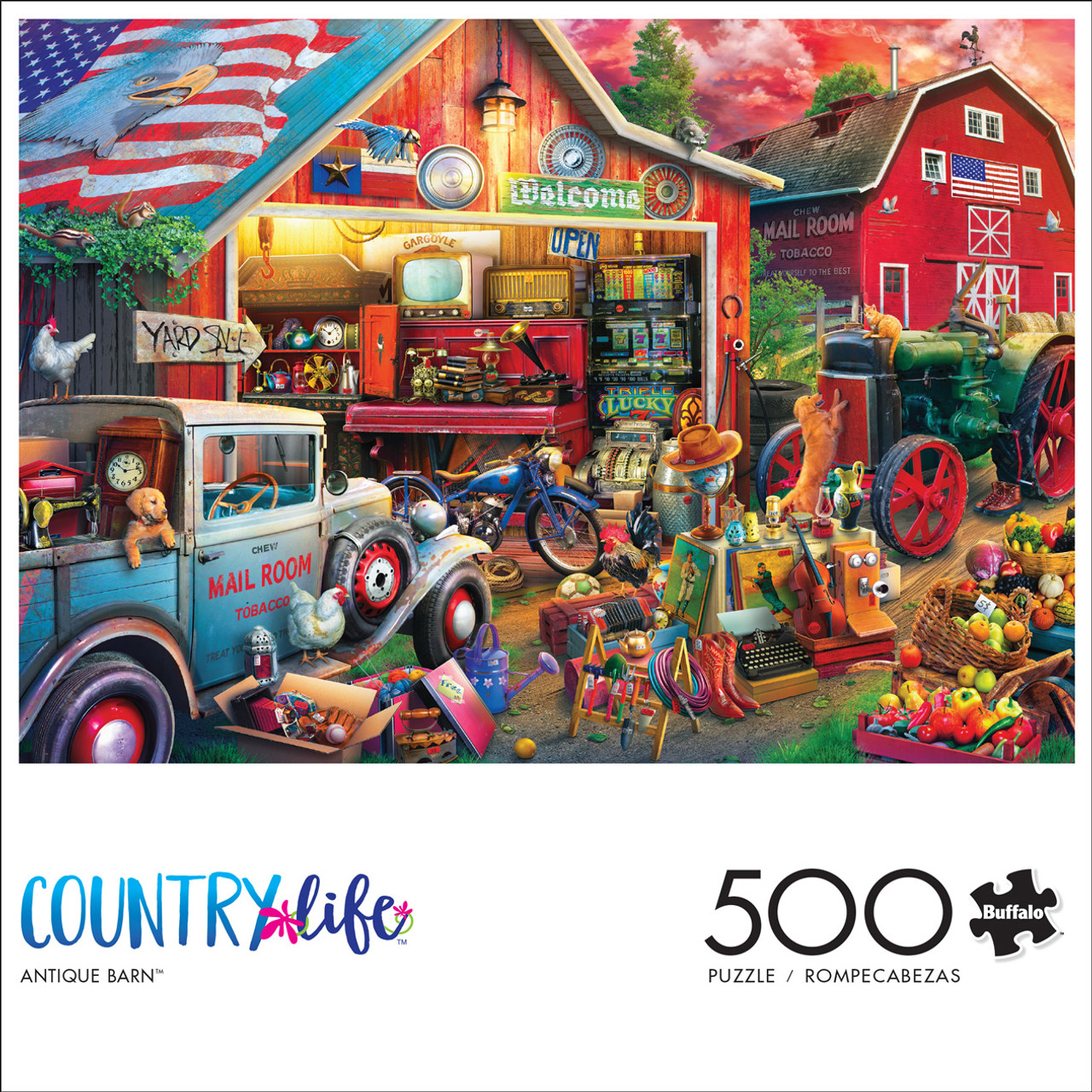 Country Life Antique Market 1000 Piece Jigsaw Puzzle