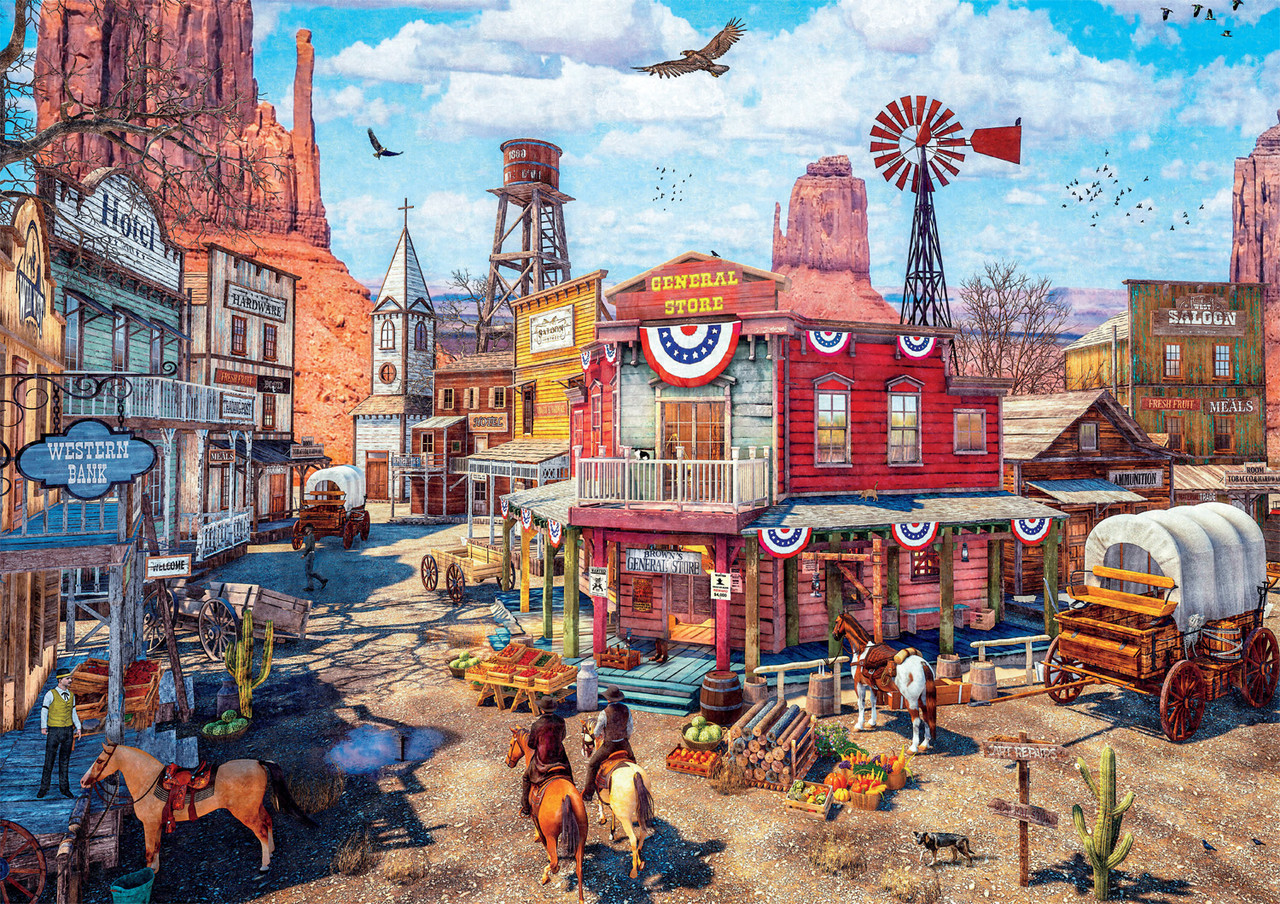 Buffalo Games 1000-Piece Country Life Country Store Jigsaw Puzzle