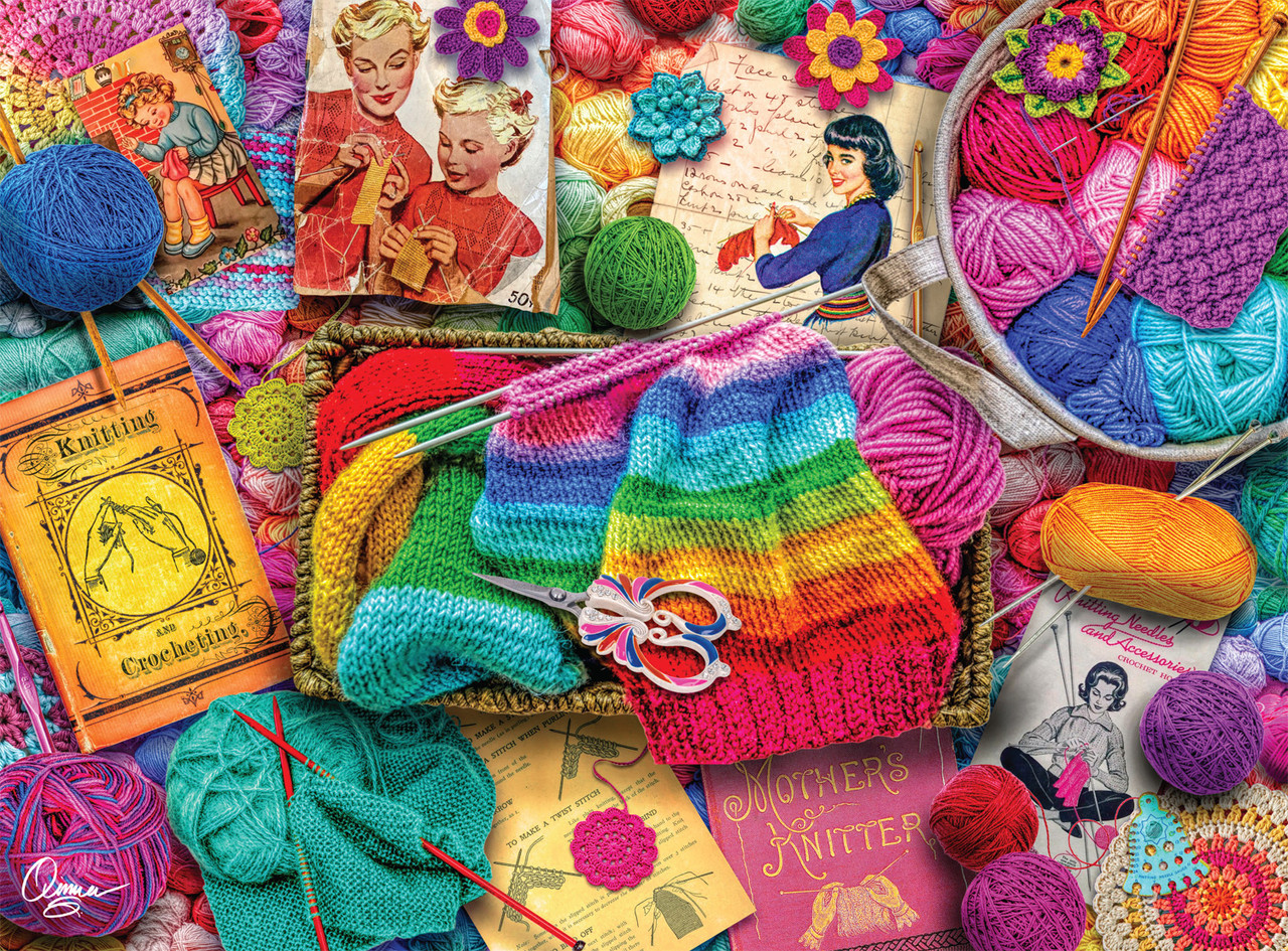 Aimee Stewart: Vintage Knitting 1000 Piece Puzzle