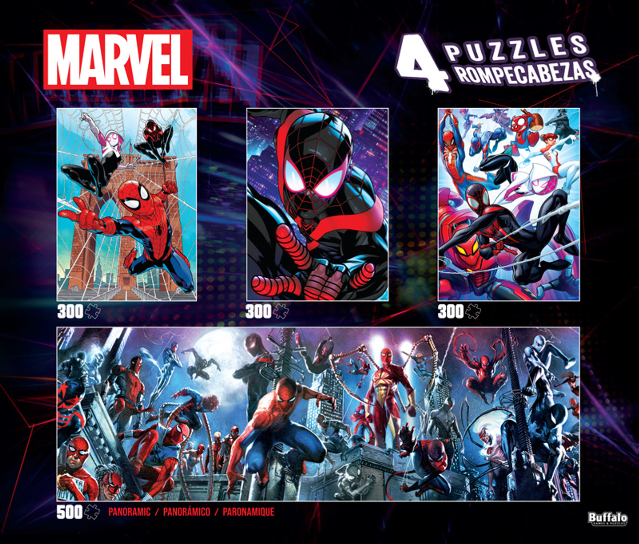 Buy Ravensburger Marvel Spiderman 4 in Box (12, 16, 20, 24 Piece