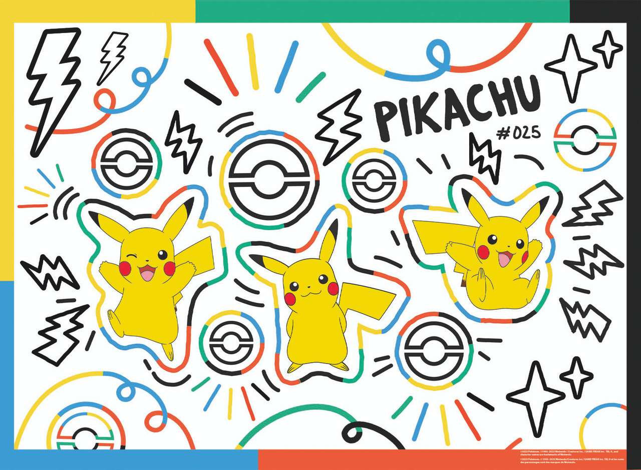 Japanese Pikachu Pokemon, 100 Pieces, Buffalo Games