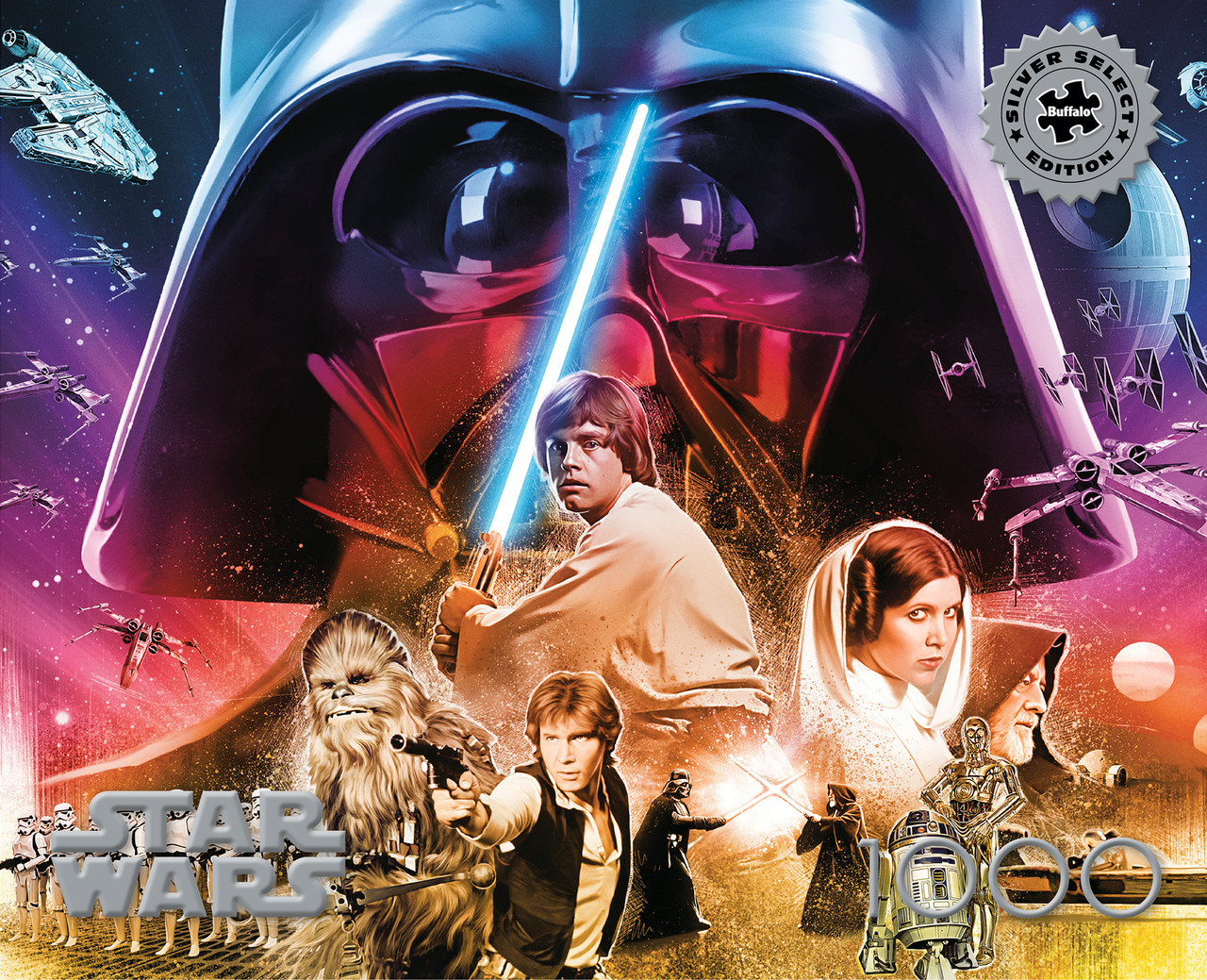 Star Wars Trilogy Movie Posters Collage Jigsaw Puzzle