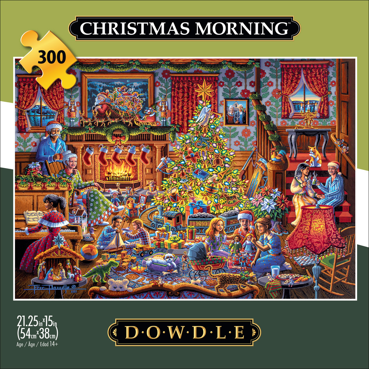 Eric Dowdle: Christmas Morning 300 Piece Puzzle