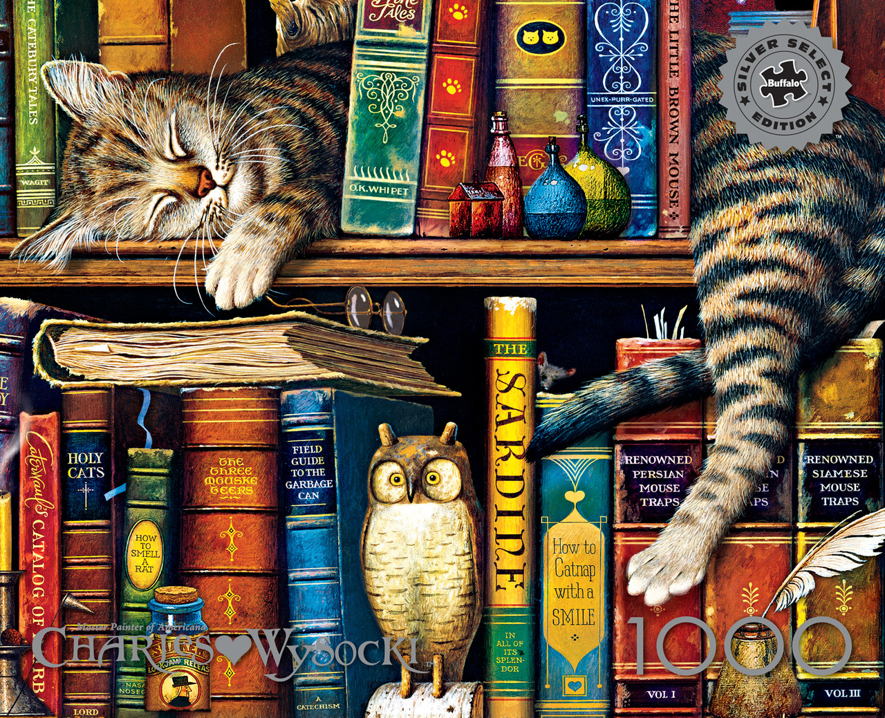 Charles Wysocki: Frederick the Literate 1000 Piece Puzzle - Silver ...