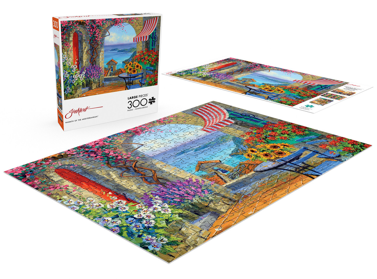 Vivid: Warmth of the Mediterranean 300 Piece Puzzle