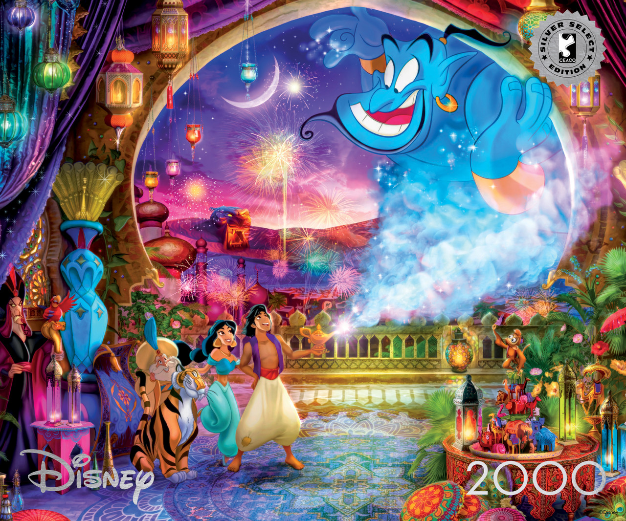 Ceaco Puzzle: Disney - Aladdin 2000 Piece Puzzle (Silver Select