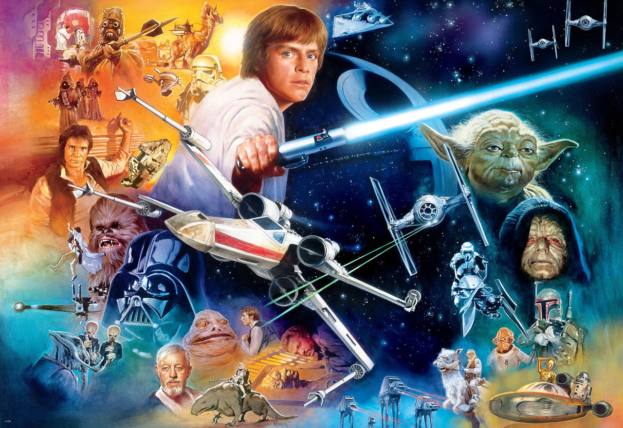 Star Wars - The Force is Strong with this One 2000 Piece Puzzle