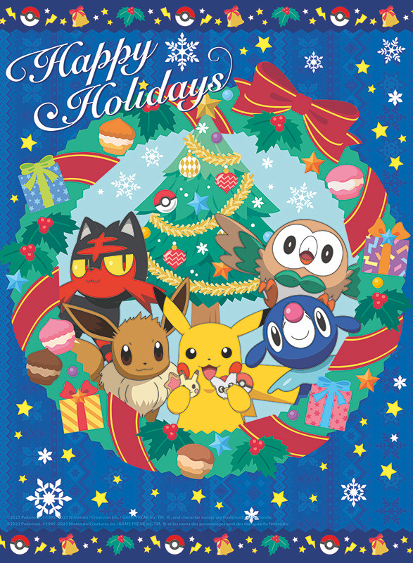 0llx4l❤︎ Pokemon - Alola Holiday Wreath 100 Piece Puzzle