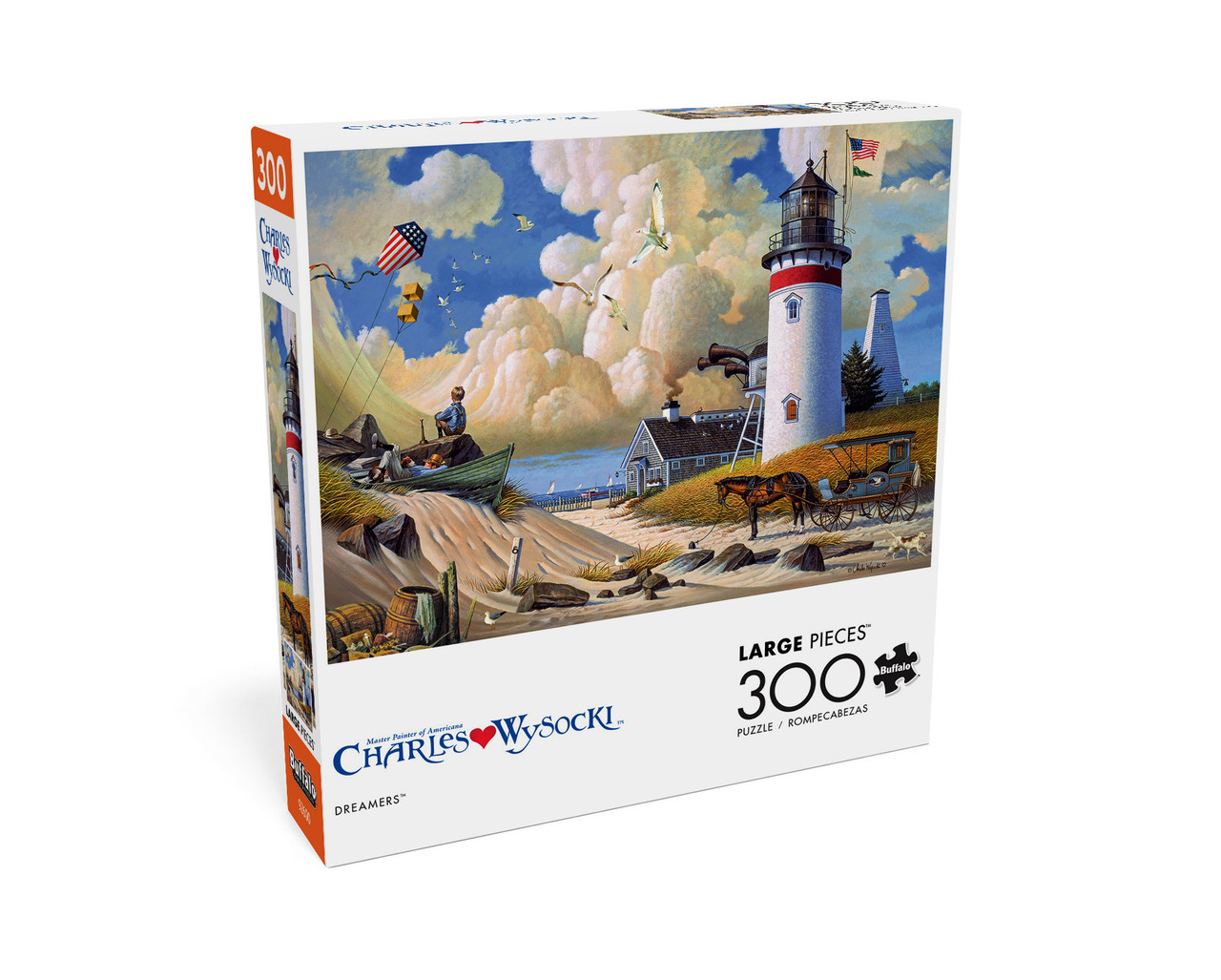 Puzzle Buffalo Games – Charles Wysocki Singing Piemakers, 300 Pezzi, Nuovo