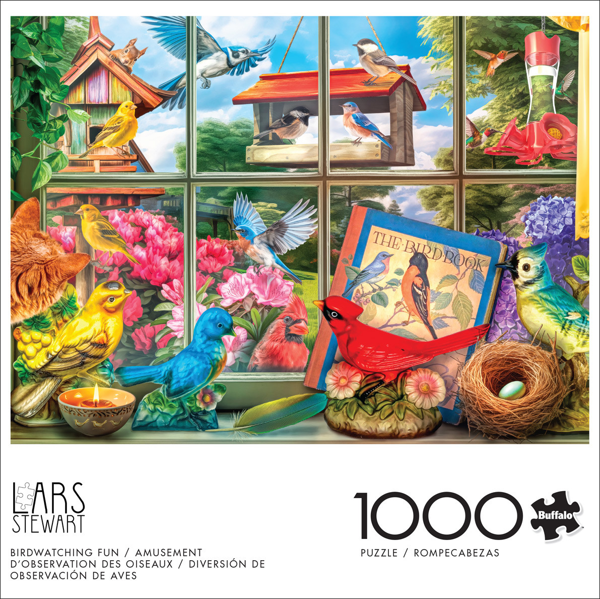 Lars Stewart Birdwatching Fun 1000 Piece Puzzle lars-stewart-birdwatching-fun-1000-piece-puzzle
