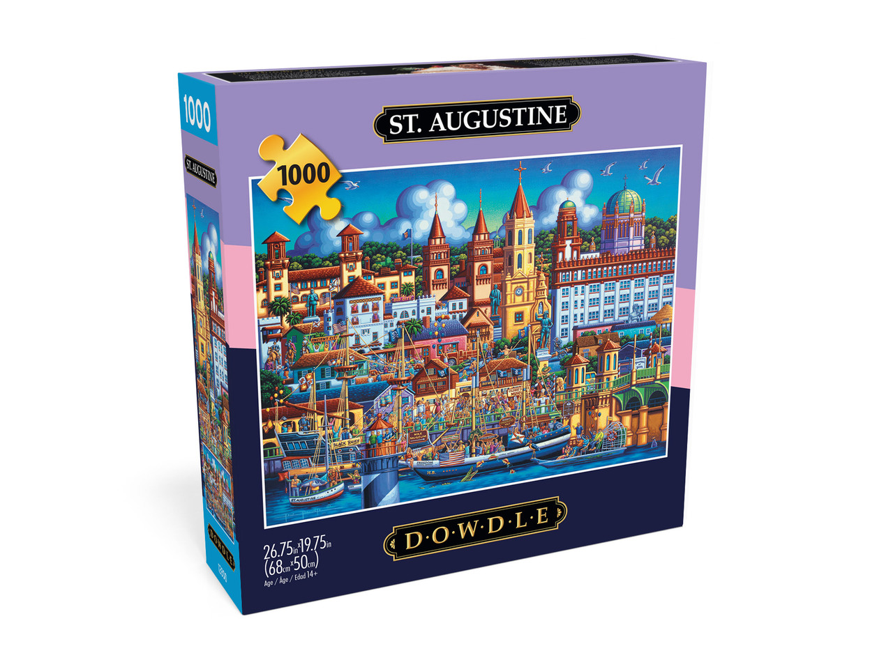 Dowdle Jigsaw Puzzle – St. Augustine, 500 Piece Puzzle, 16x20 Inch Finished Size