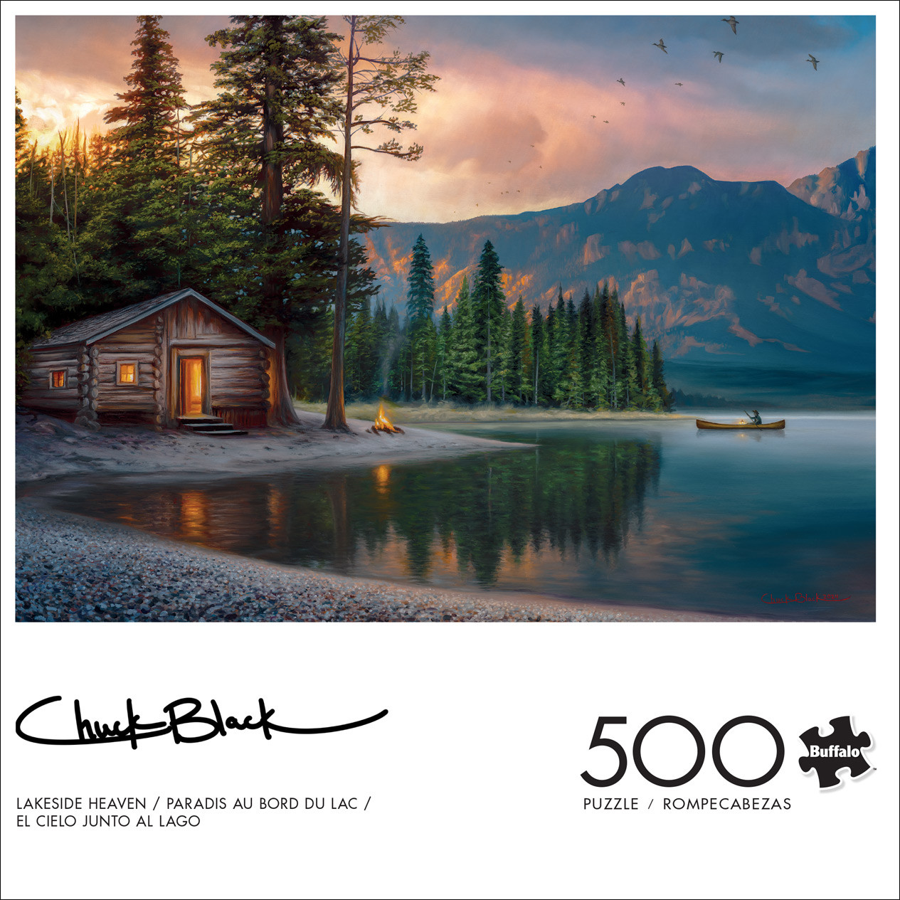 Chuck Black: Lakeside Heaven 500 Piece Puzzle