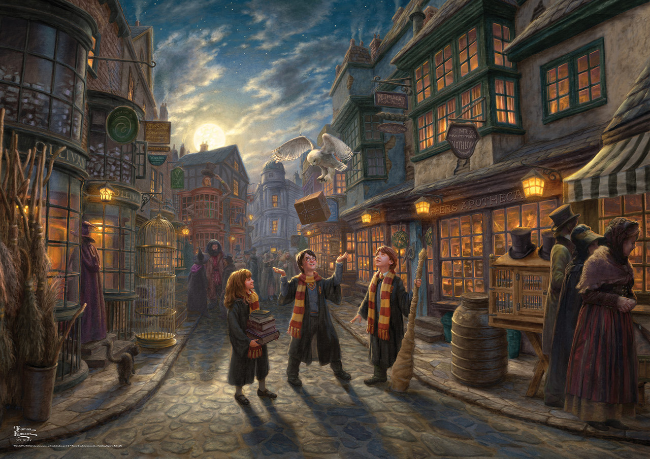 Ceaco Puzzle: Harry Potter Diagon Alley 500 Piece Puzzle (Silver