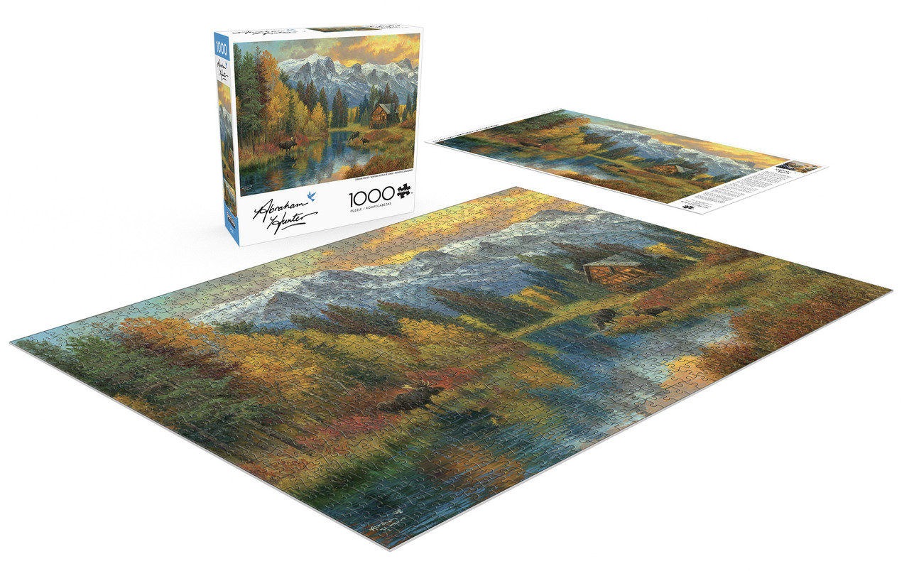Mountain Lake In Canada jigsaw puzzle in Waterfalls puzzles on