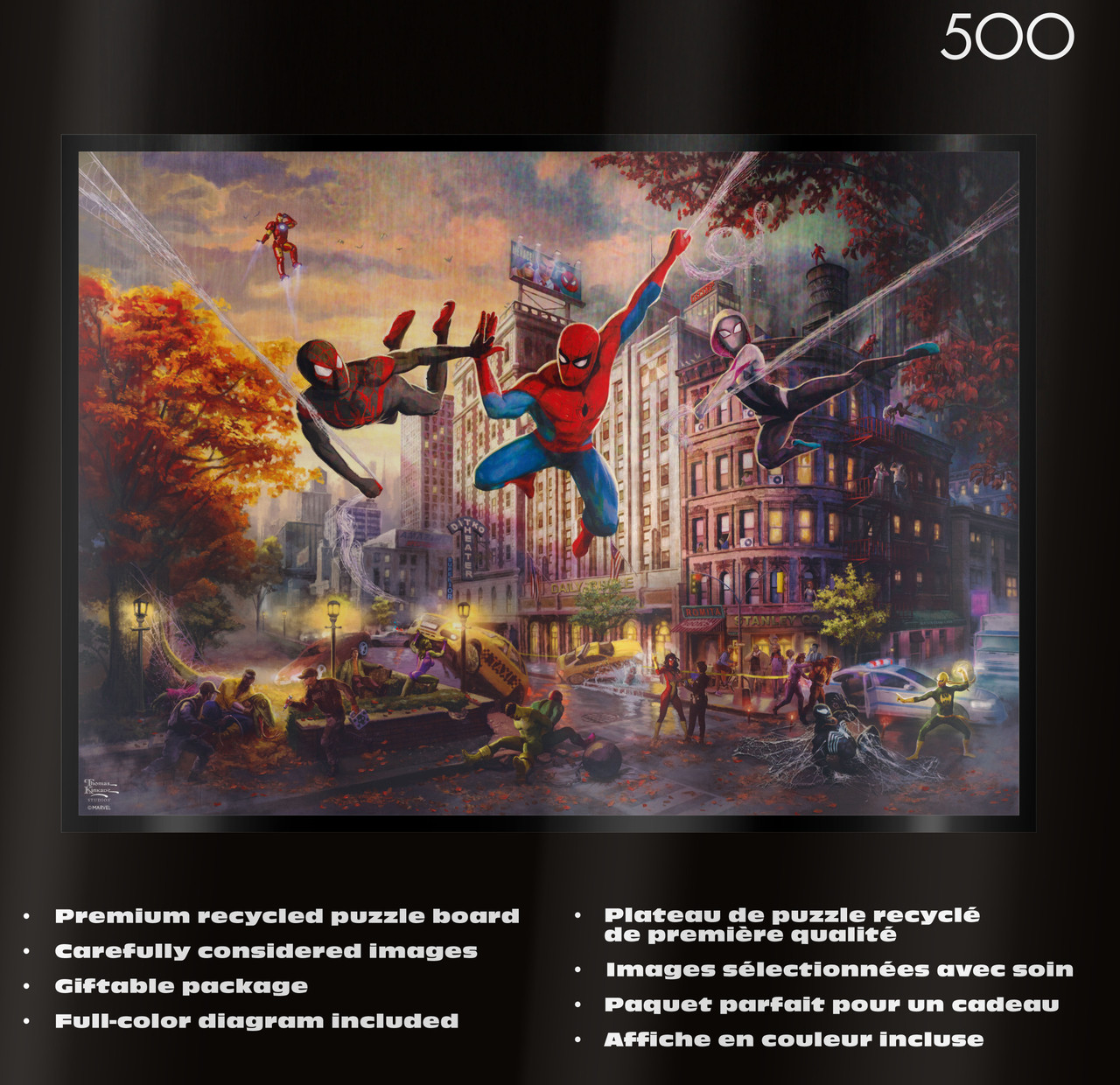 Ceaco Puzzle: Thomas Kinkade/Marvel - Spider-Man and Friends: The