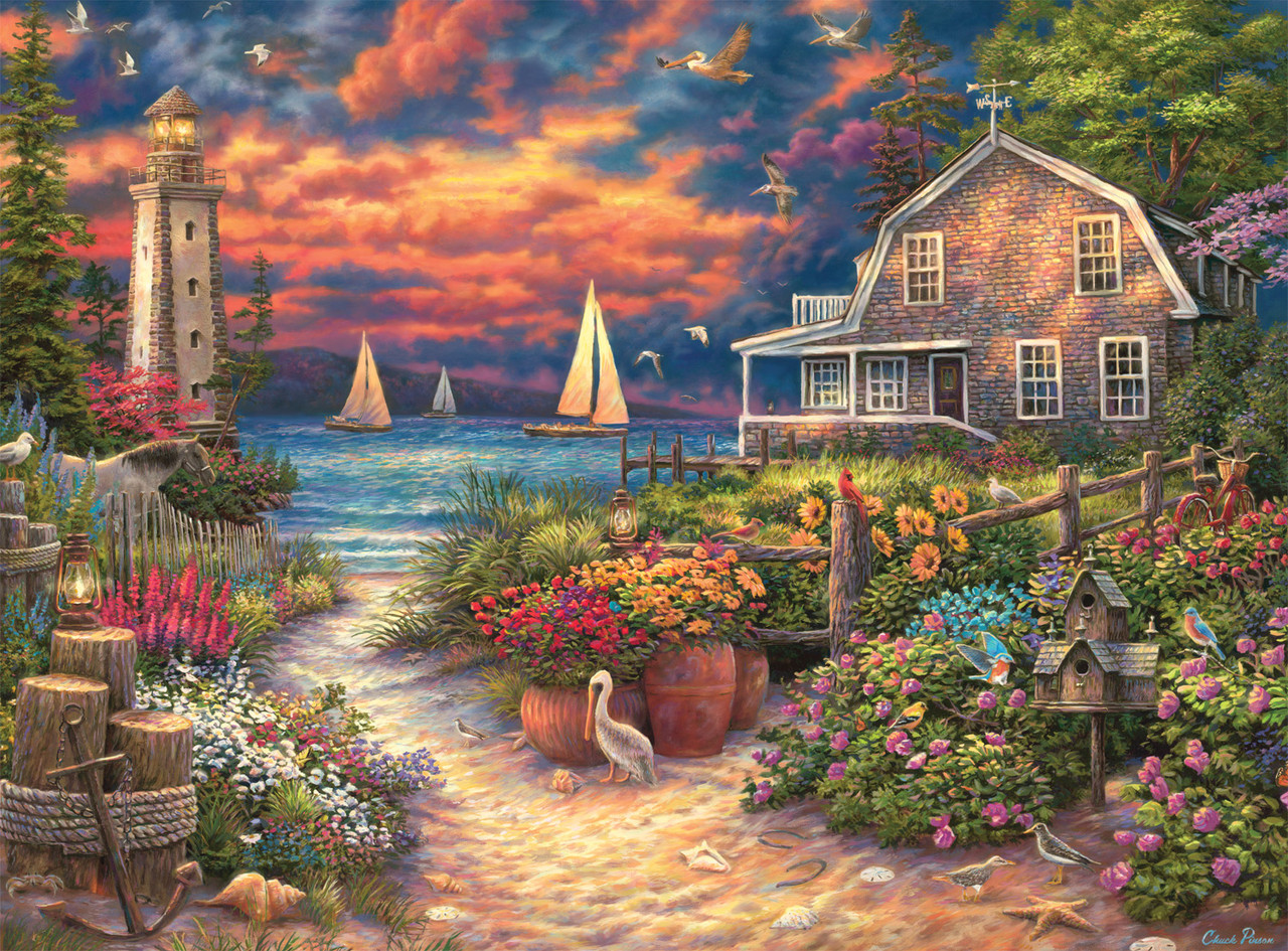 Chuck Pinson's Escapes: Peace After the Storm 1000 Piece Puzzle