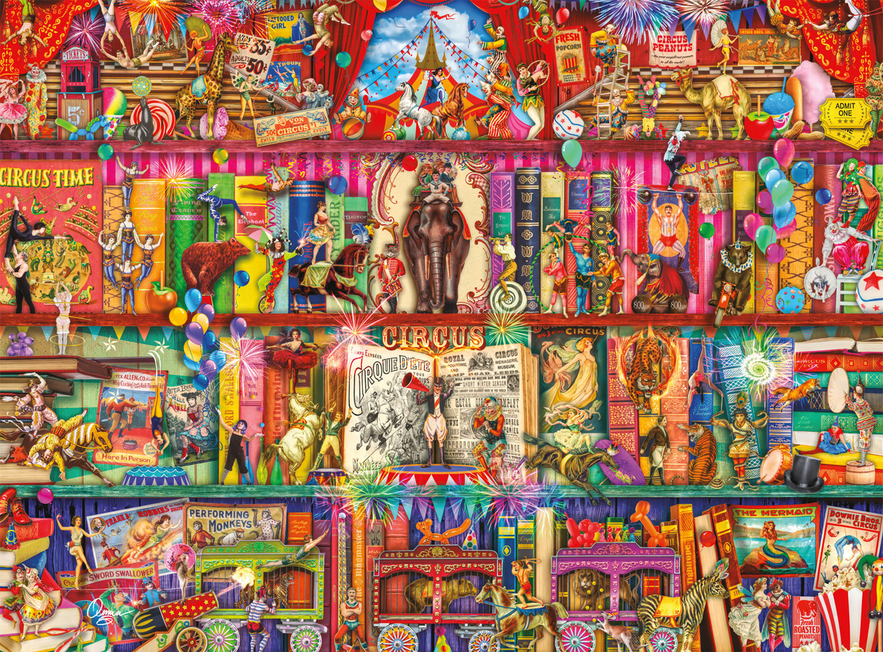 Aimee Stewart: Circus Extravaganza 1000 Piece Puzzle