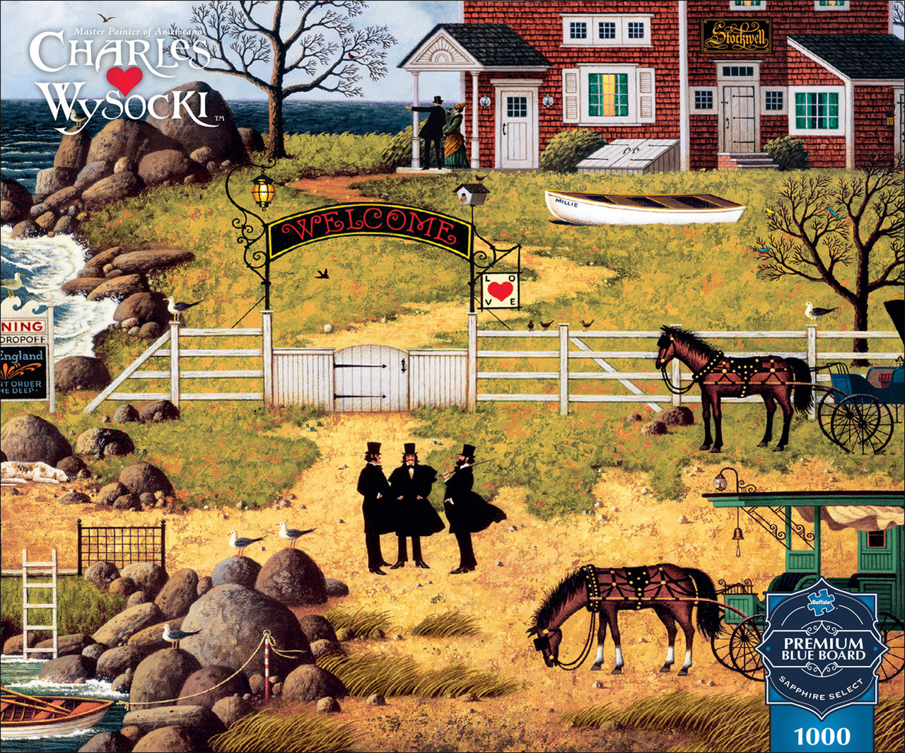 Buffalo Games - Charles Wysocki - Pickwick Cottage - Puzzle Da 1000 Pezzi Per Adulti Puzzle Impegnativo Perfetto Per Le Serate Di Gioco Dimen~p121914769