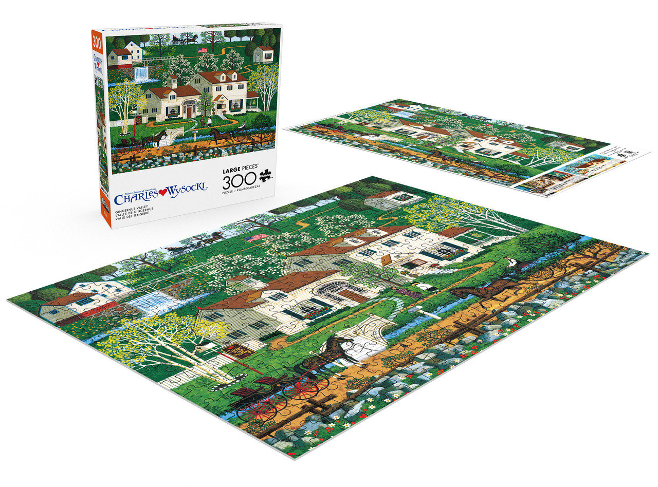 Charles Wysocki: Gingernut Valley 300 Piece Puzzle