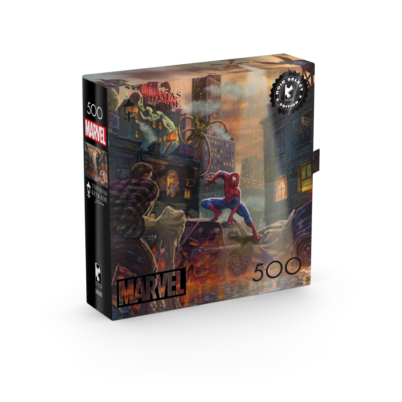 Noir Select: Marvel, Thomas Kinkade Disney - Spider-man vs. the